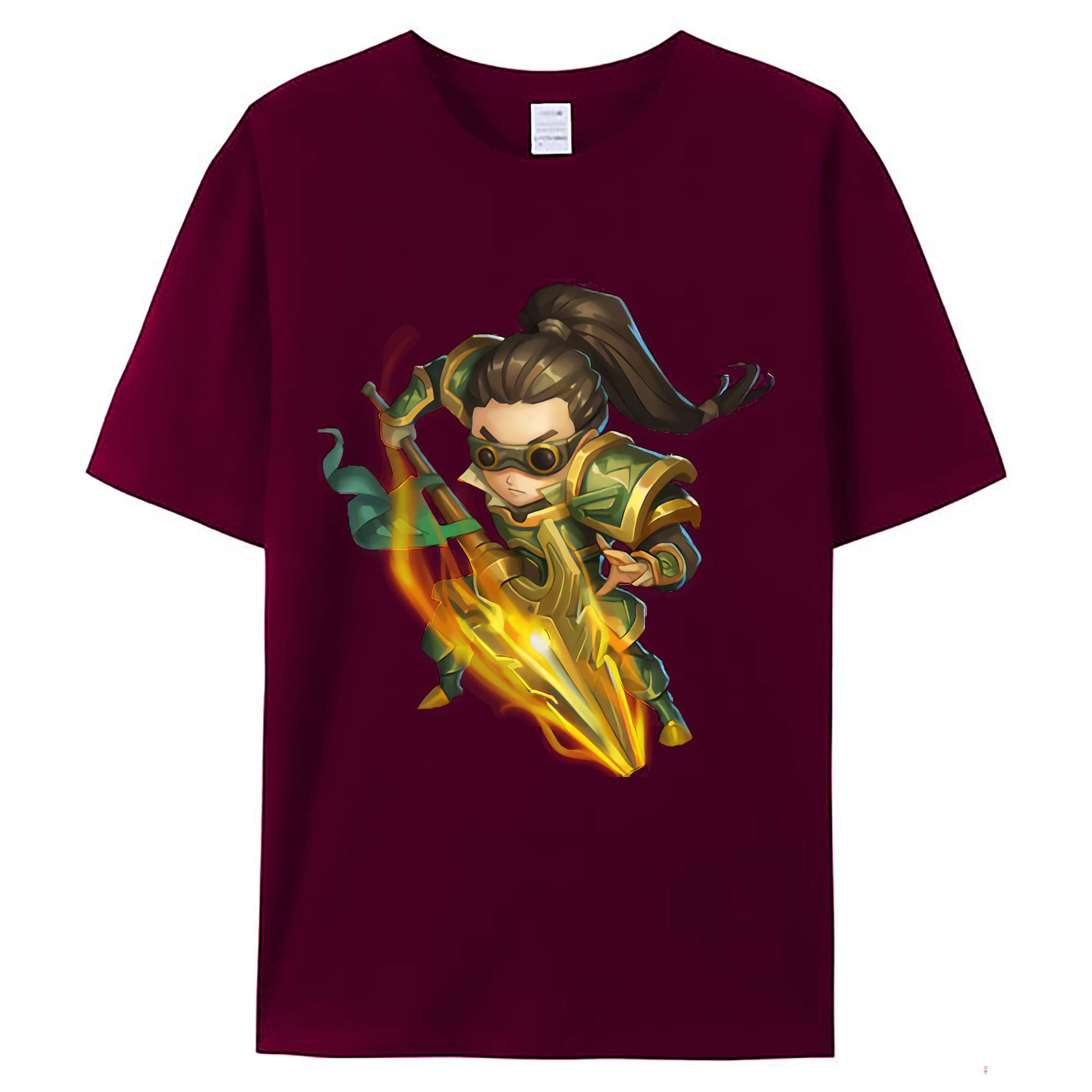 （画像用） リーグ・オブ・レジェンド League of Legends LOL レディースカジュアルプリントTシャツ（綿100％）
